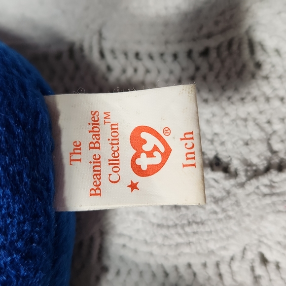 🕸Vintage Ty Beanie Baby Original Inch The Worn P.V.C. Pellets - Picture 3 of 8
